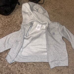Gap grey hoodie with teddy bear ears